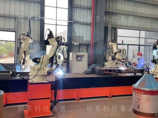 Robot electric welding machine