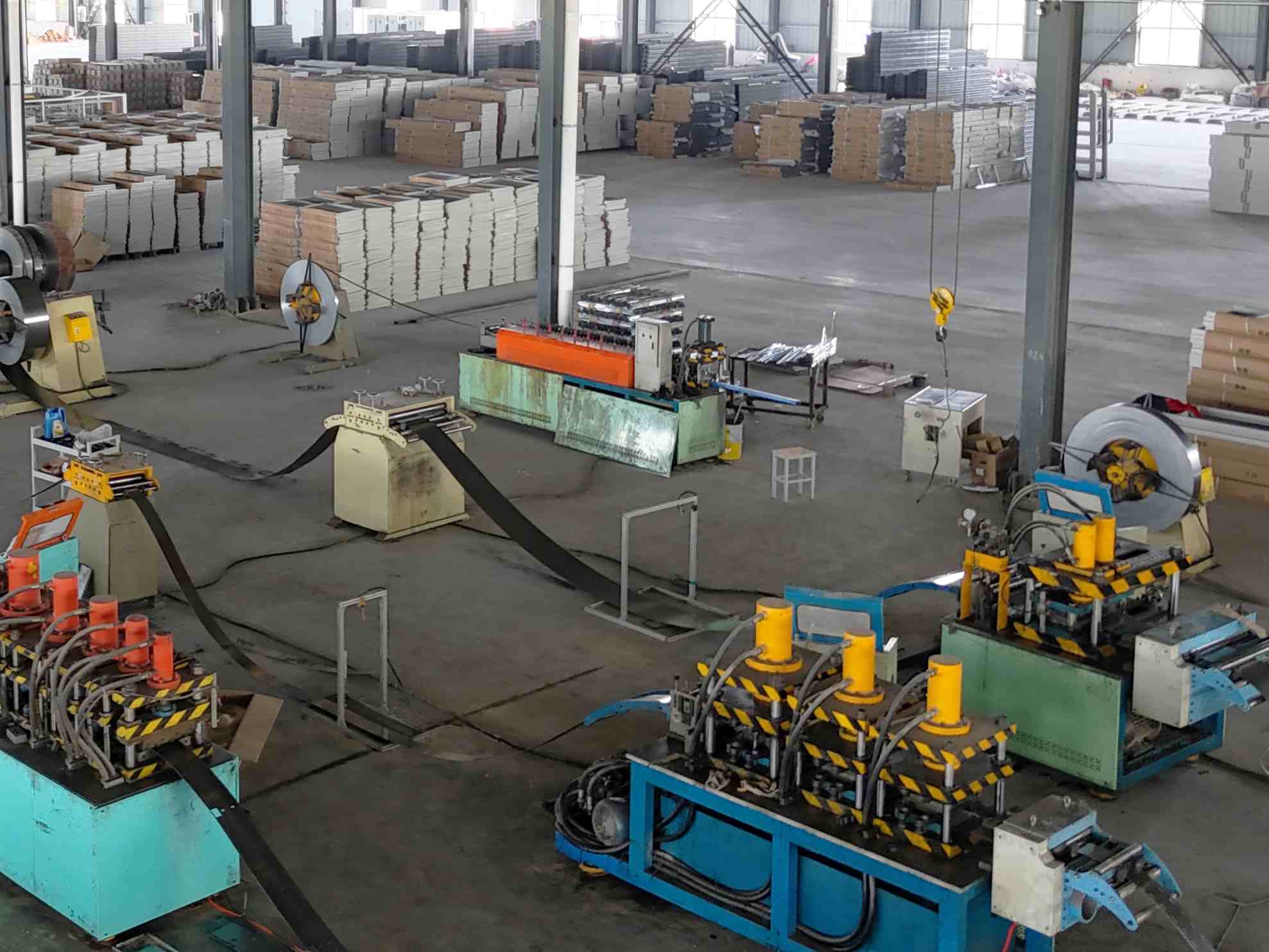 One-time molding assembly line