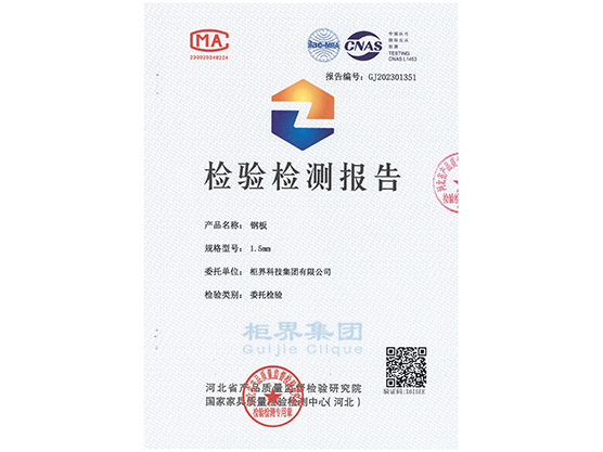 Steel Plate Quality Inspection Report
