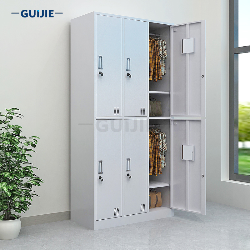 Six-door locker