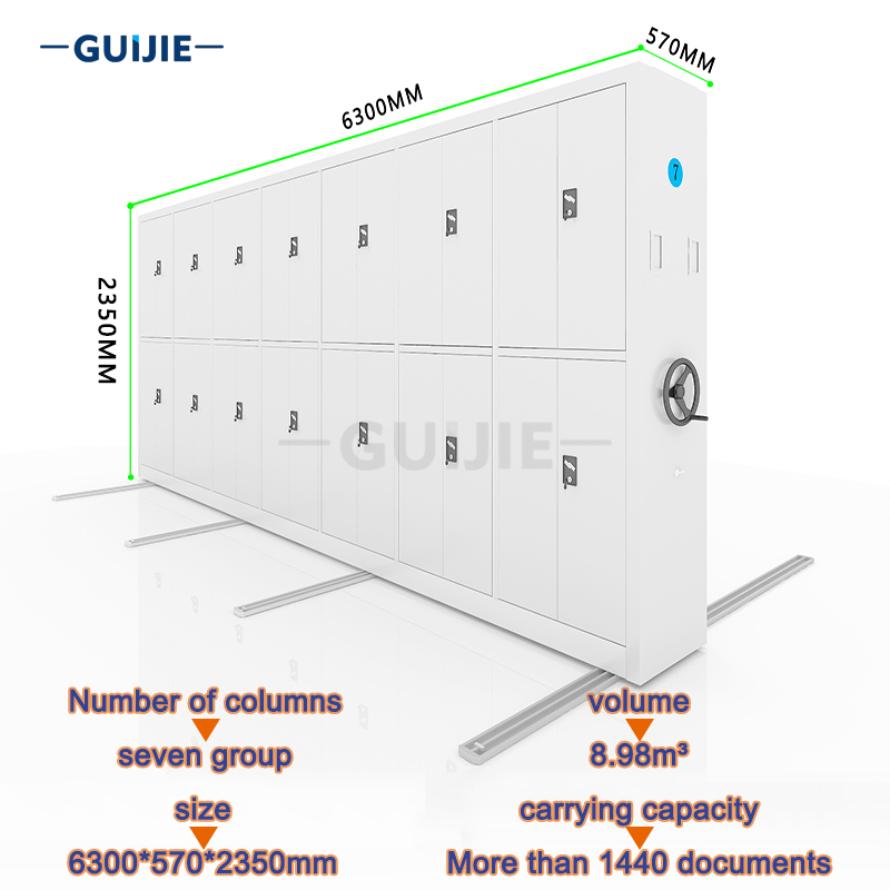 Seven groups in one column