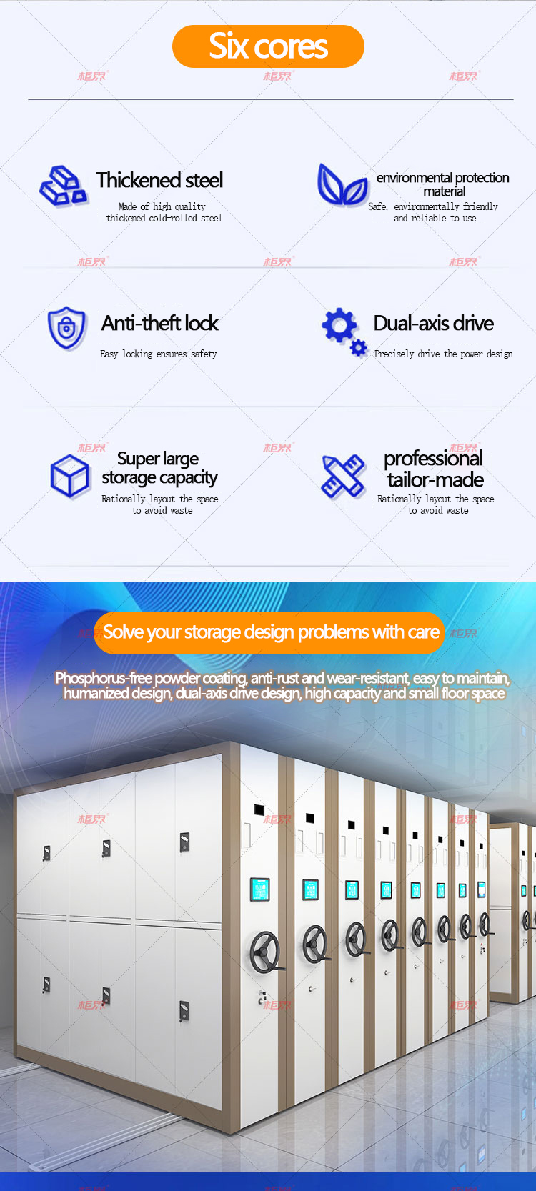 Intelligent compact cabinet